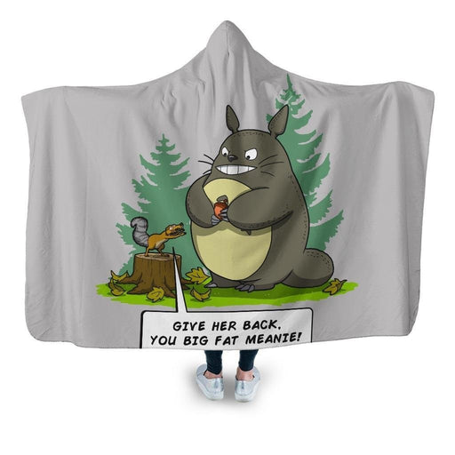 Big Fat Meanie Hooded Blanket - Adult / Premium Sherpa
