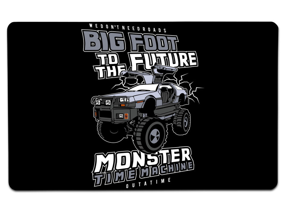 Big Foot To The Future Large Mouse Pad