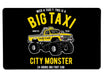 Big Taxi Large Mouse Pad