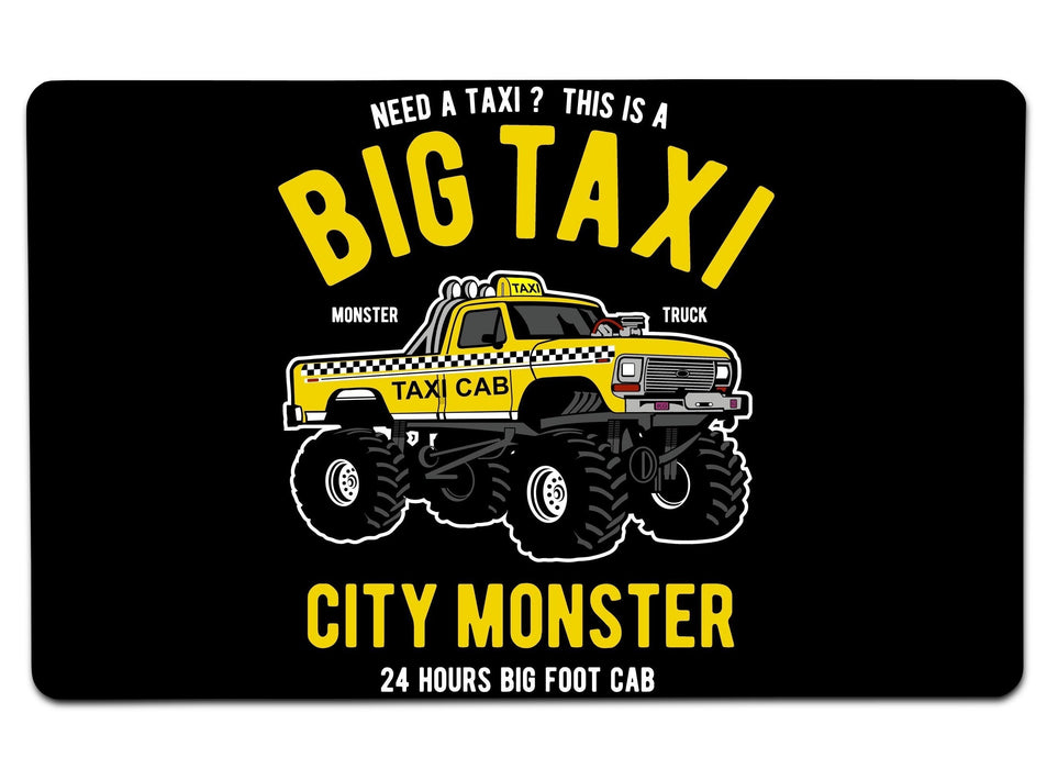 Big Taxi Large Mouse Pad