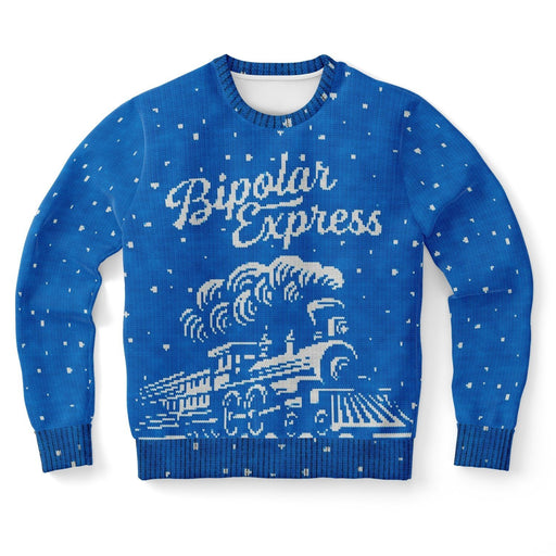 Bipolar Express All Over Print Sweater - XS