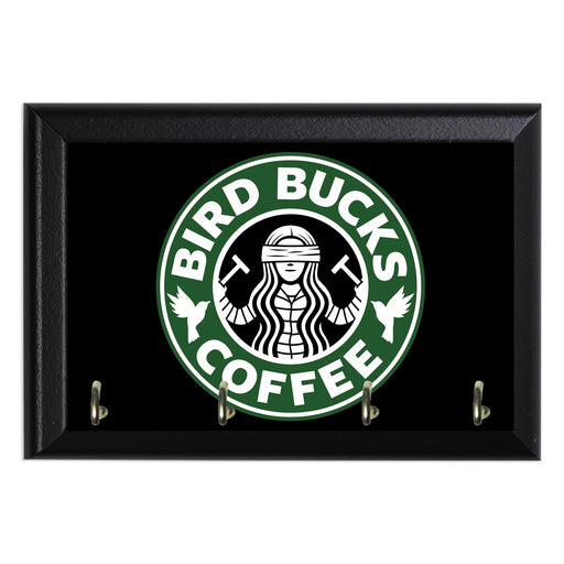Bird Bucks Coffee Key Hanging Plaque - 8 x 6 / Yes