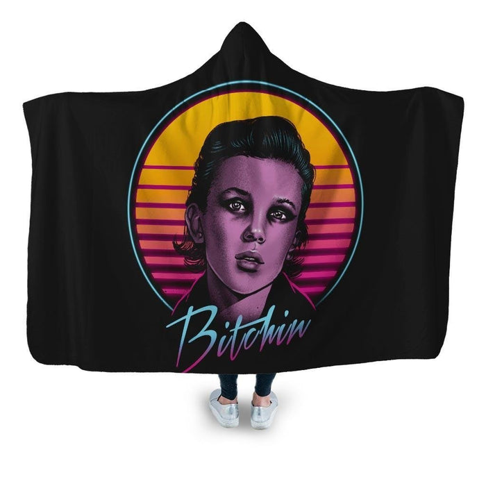 Bitchin Hooded Blanket - Adult / Premium Sherpa