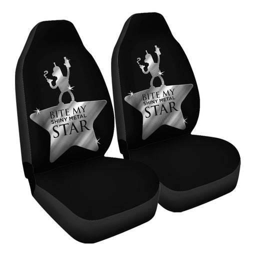 Bite My Shiny Metal Star Car Seat Covers - One size