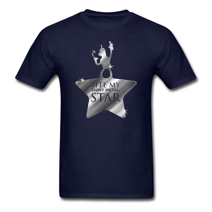 Bite My Shiny Metal Star Unisex Classic T-Shirt - navy / S