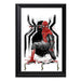Black And Red Spider Suit Key Hanging Plaque - 8 x 6 / Yes
