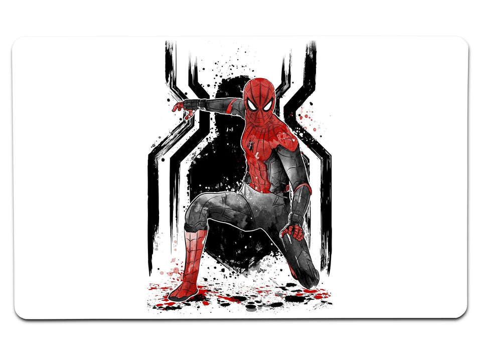 Black And Red Spider Suit Large Mouse Pad
