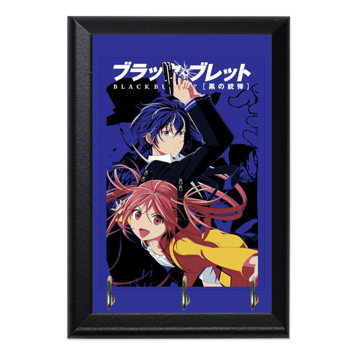 Black Bullet Key Hanging Plaque - 8 x 6 / Yes