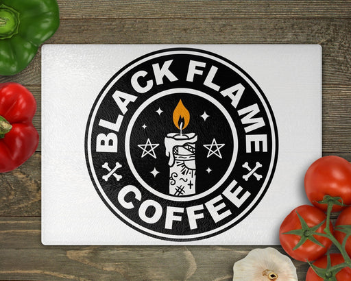 Black Flame Coffee Cutting Board