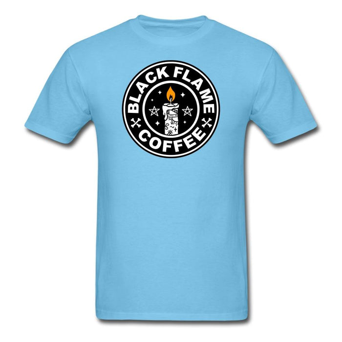 Black Flame Coffee Unisex Classic T-Shirt - aquatic blue / S