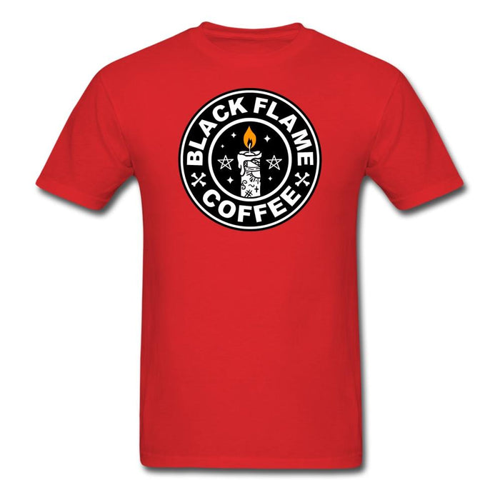 Black Flame Coffee Unisex Classic T-Shirt - red / S
