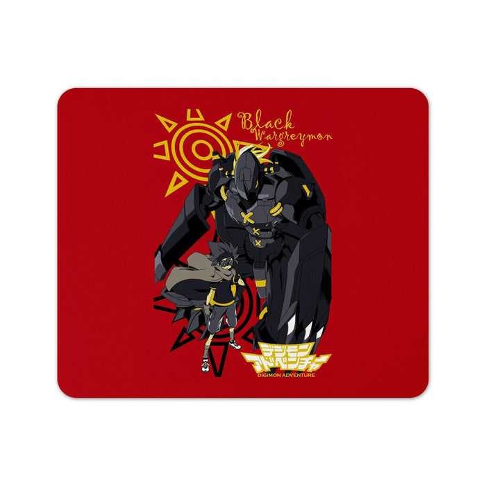 Black Wargreymon Anime Mouse Pad