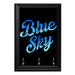Blue Sky Wall Plaque Key Holder - 8 x 6 / Yes