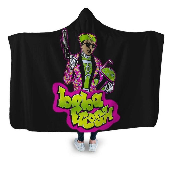 Boba Fresh Hooded Blanket - Adult / Premium Sherpa