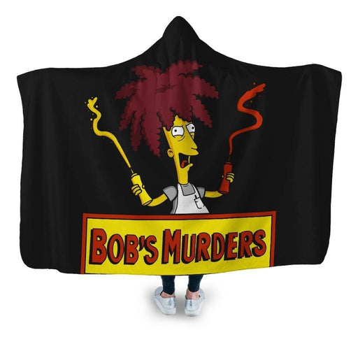 Bobs Murders Hooded Blanket - Adult / Premium Sherpa