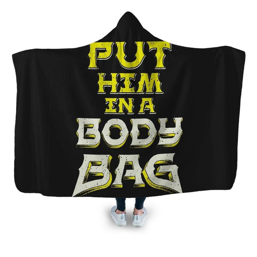 Body Bag Hooded Blanket - Adult / Premium Sherpa