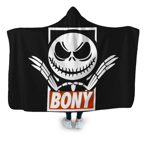 Bony Hooded Blanket - Adult / Premium Sherpa