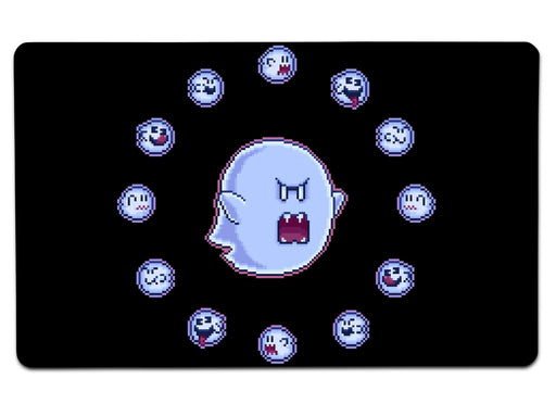 Boo Ghosts Big Sprite Large Mouse Pad