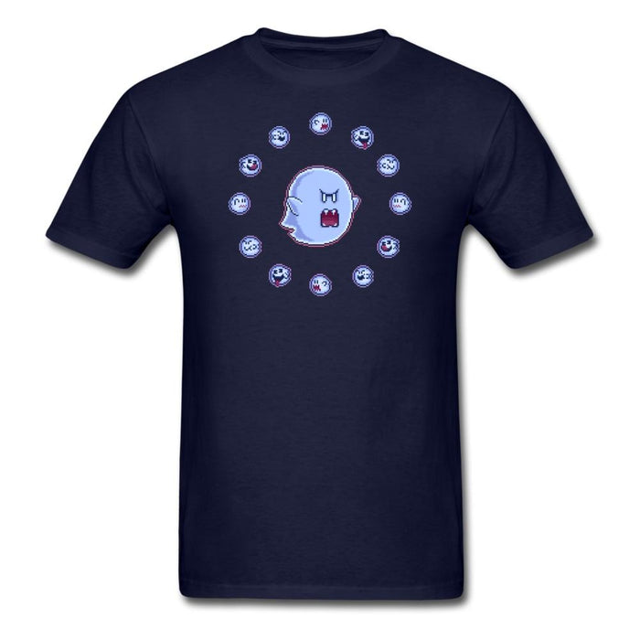 Boo Ghosts Big Sprite Unisex Classic T-Shirt - navy / S