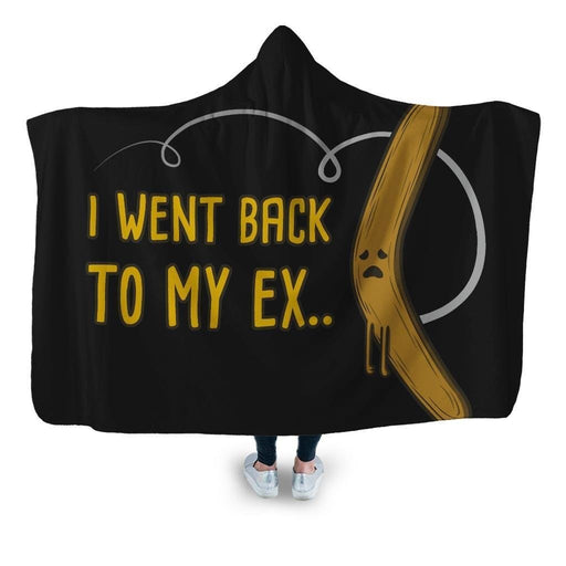 Boo..Merang! Hooded Blanket - Adult / Premium Sherpa