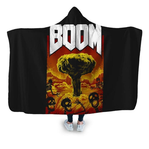 Boom Hooded Blanket - Adult / Premium Sherpa