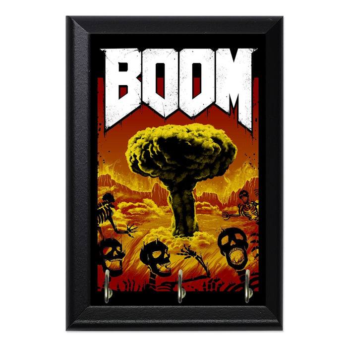 Boom Wall Plaque Key Holder - 8 x 6 / Yes