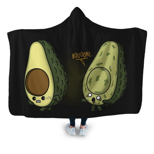 Boooone.. Hooded Blanket - Adult / Premium Sherpa