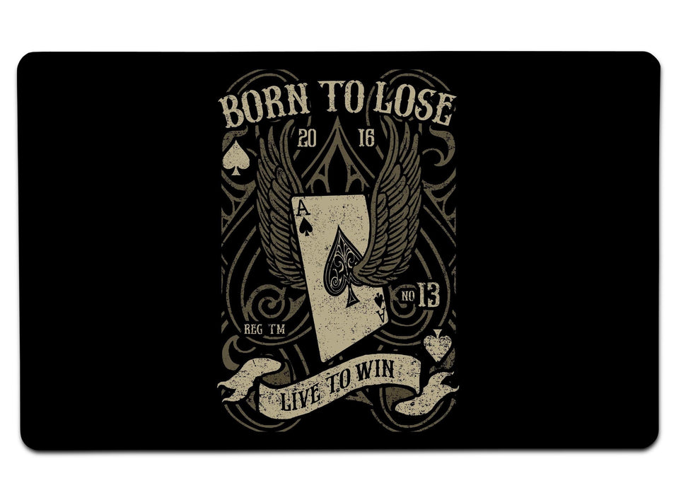 Born To Lose Large Mouse Pad