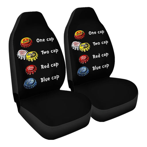 Bottle Caps Fever Car Seat Covers - One size