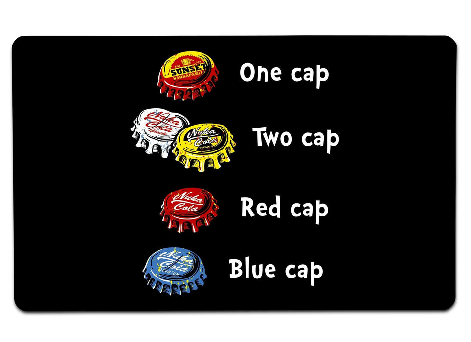 Bottle Caps Fever Large Mouse Pad