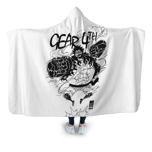 Bounce Man Luffy Hooded Blanket - Adult / Premium Sherpa