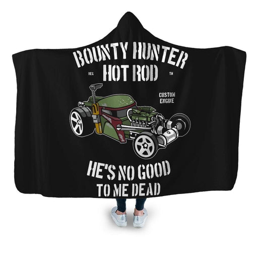 Bounty Hunter Hotrod Hooded Blanket - Adult / Premium Sherpa