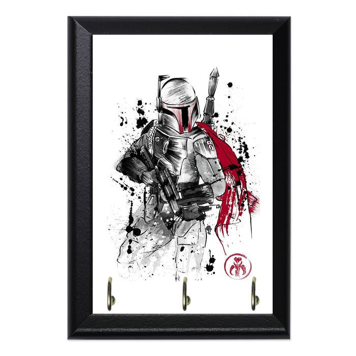 Bounty Hunter Sumi E Key Hanging Plaque - 8 x 6 / Yes