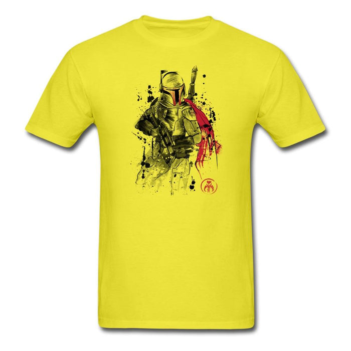 Bounty Hunter Sumi-E Unisex Classic T-Shirt - yellow / S