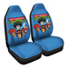 Bounty Hunting Ninja Cowboys Car Seat Covers - One size