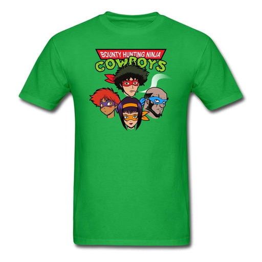 Bounty Hunting Ninja Cowboys Unisex Classic T-Shirt - bright green / S