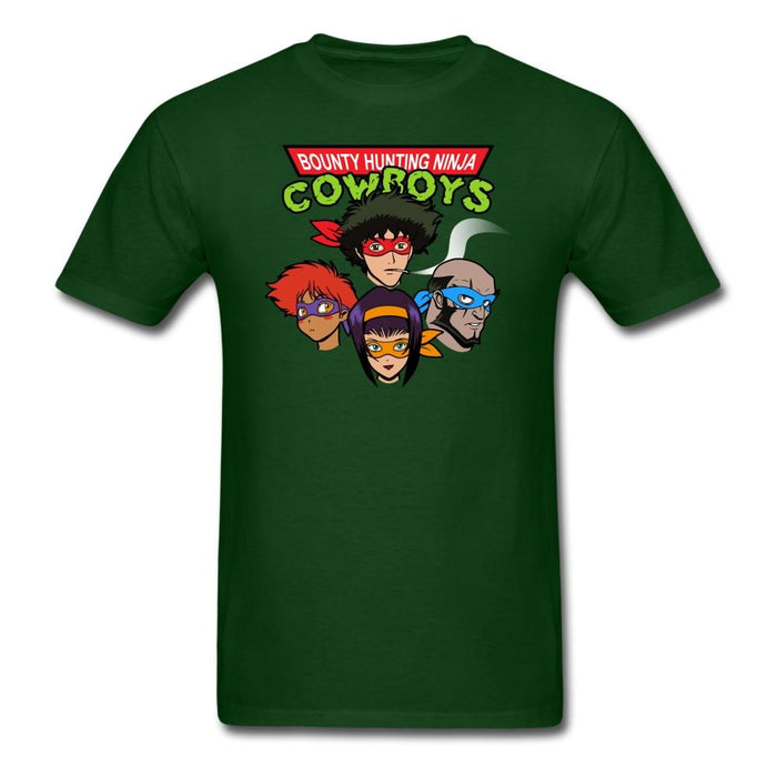 Bounty Hunting Ninja Cowboys Unisex Classic T-Shirt - forest green / S