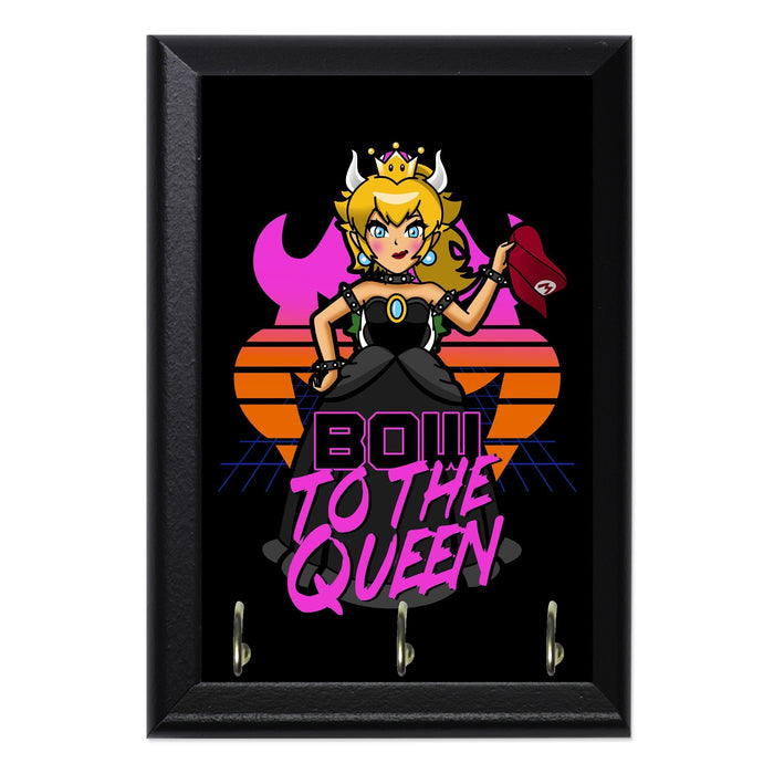 Bow To The Queen Key Hanging Plaque - 8 x 6 / Yes