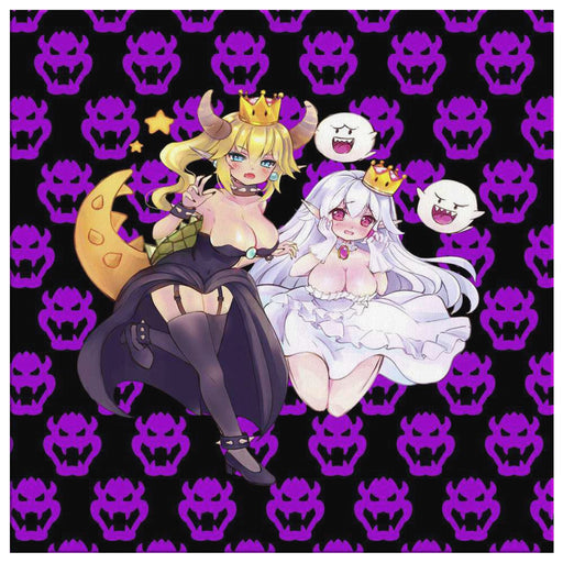 Bowsette and Princess Boo Canvas Wrap - 8 x