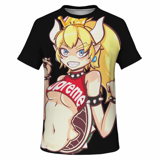 Bowsette Unisex All Over Print T-Shirt - XS