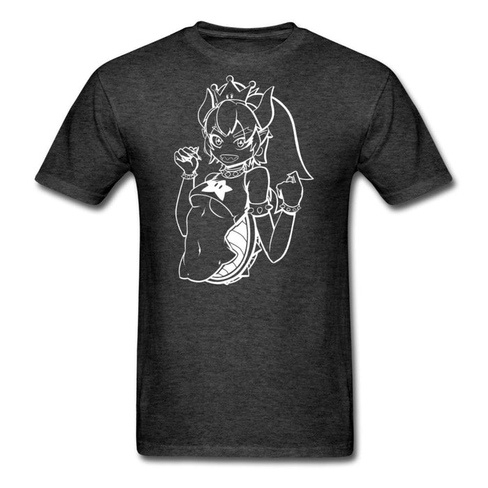 Bowsette White Unisex Classic T-Shirt - heather black / S