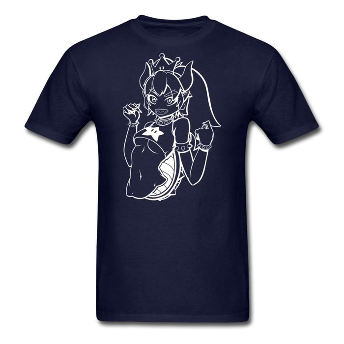 Bowsette White Unisex Classic T-Shirt - navy / S