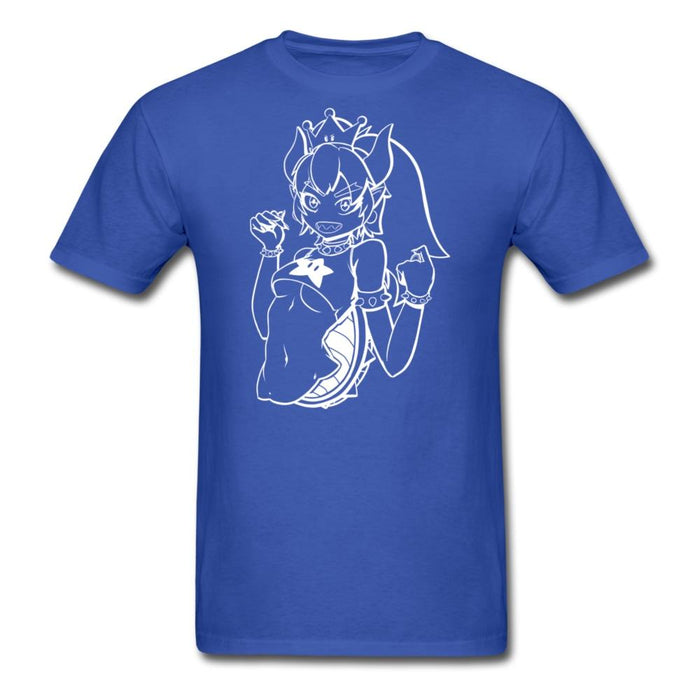 Bowsette White Unisex Classic T-Shirt - royal blue / S