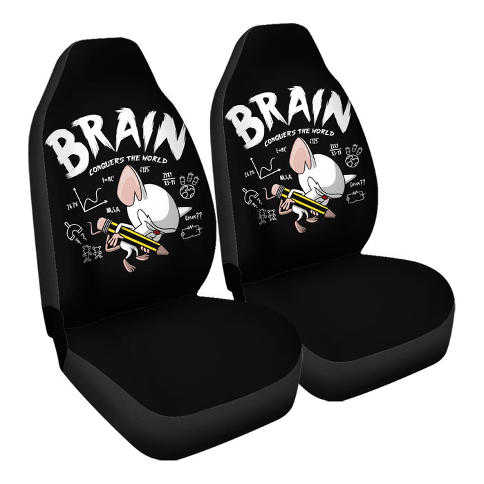 Brain Vs The World Car Seat Covers - One size
