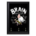 Brain Vs The World Key Hanging Plaque - 8 x 6 / Yes