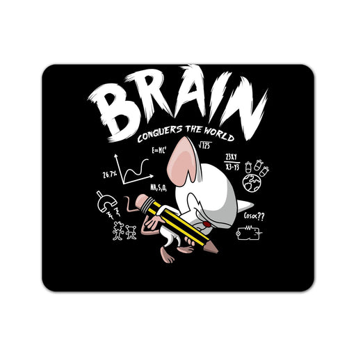 Brain Vs The World Mouse Pad