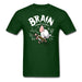 Brain Vs The World Unisex Classic T-Shirt - forest green / S