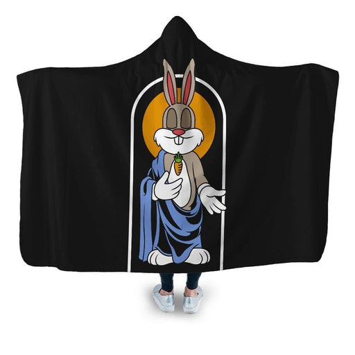 Bunny Mary Hooded Blanket - Adult / Premium Sherpa
