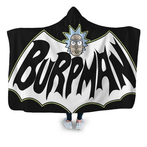 Burpman Hooded Blanket - Adult / Premium Sherpa
