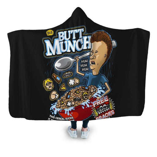 Buttmunch Cereal Hooded Blanket - Adult / Premium Sherpa